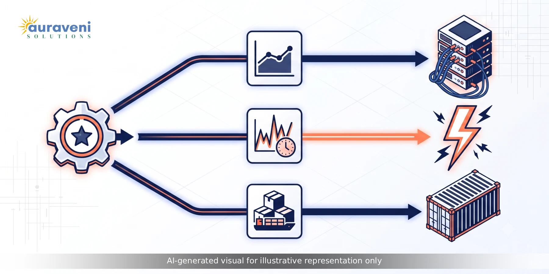 Decision tree showing when to choose EC2 for steady traffic, Lambda for event-driven workloads, or containers for containerized applications